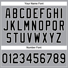 Загрузить изображение в средство просмотра галереи, Custom Gray Black-White Baseball Jersey