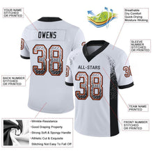 Laden Sie das Bild in den Galerie-Viewer, Custom White Black-Orange Drift Fashion Football Jersey