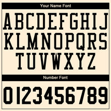 Load image into Gallery viewer, Custom Cream Black Round Neck Suit Basketball Jersey