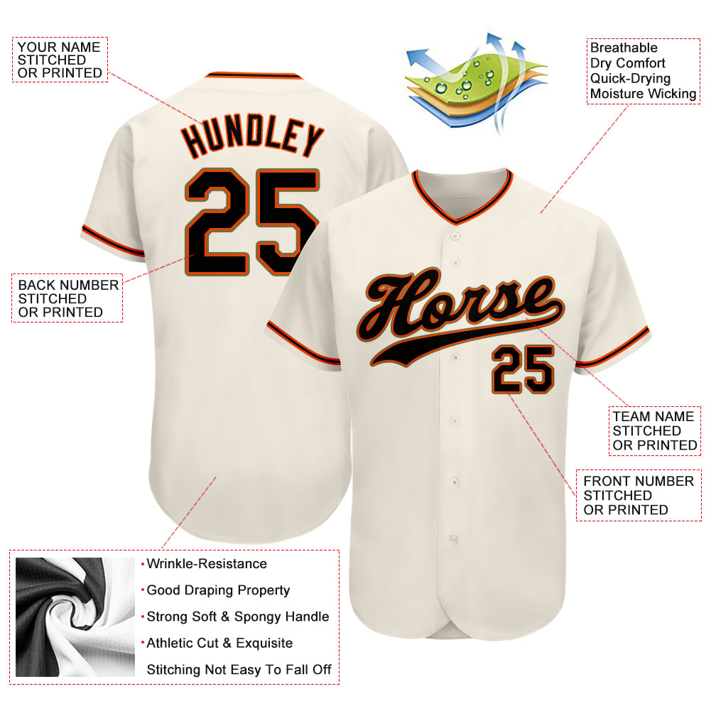 black and orange giants jersey