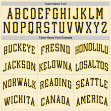 Charger l'image dans la galerie, Custom Cream Navy-Gold Round Neck Rib-Knit Basketball Jersey