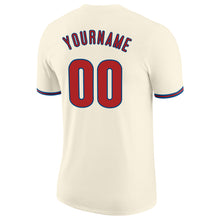 Загрузить изображение в средство просмотра галереи, Custom Cream Red-Royal Performance T-Shirt