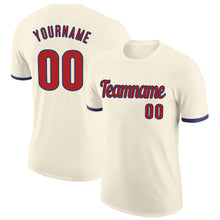 Загрузить изображение в средство просмотра галереи, Custom Cream Red-Royal Performance T-Shirt