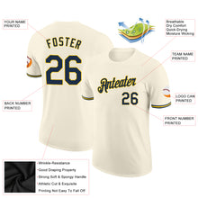 Загрузить изображение в средство просмотра галереи, Custom Cream Navy-Gold Performance T-Shirt