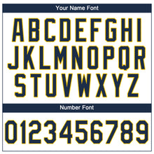 Загрузить изображение в средство просмотра галереи, Custom Cream Navy-Gold Performance T-Shirt