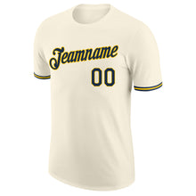 Загрузить изображение в средство просмотра галереи, Custom Cream Navy-Gold Performance T-Shirt