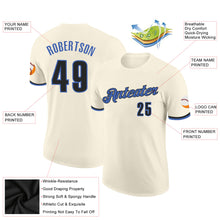 Загрузить изображение в средство просмотра галереи, Custom Cream Blue-Black Performance T-Shirt