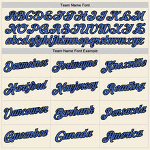 Загрузить изображение в средство просмотра галереи, Custom Cream Blue-Black Performance T-Shirt