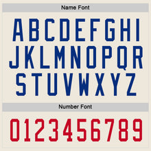 Загрузить изображение в средство просмотра галереи, Custom Cream Royal-Red Hockey Jersey