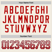 Загрузить изображение в средство просмотра галереи, Custom Cream Red-Navy Authentic Drift Fashion Baseball Jersey