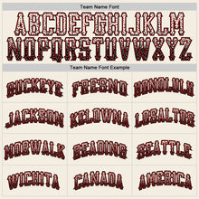 Load image into Gallery viewer, Custom Cream Black-Red Authentic Drift Fashion Baseball Jersey