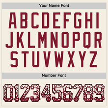 Charger l'image dans la galerie, Custom Cream Crimson-Black Authentic Drift Fashion Baseball Jersey