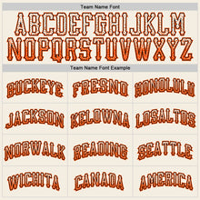 Charger l'image dans la galerie, Custom Cream Orange-Black Authentic Drift Fashion Baseball Jersey