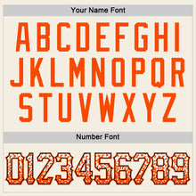 Charger l'image dans la galerie, Custom Cream Orange-Black Authentic Drift Fashion Baseball Jersey