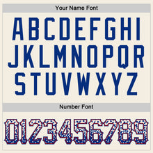 Load image into Gallery viewer, Custom Cream Royal-Red Authentic Drift Fashion Baseball Jersey