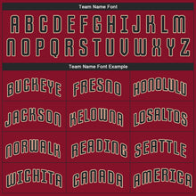 Load image into Gallery viewer, Custom Crimson Black-City Cream Performance T-Shirt