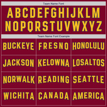 Загрузить изображение в средство просмотра галереи, Custom Crimson Navy-Gold Authentic Throwback Rib-Knit Baseball Jersey Shirt