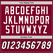 Загрузить изображение в средство просмотра галереи, Custom Crimson White-Black Authentic Throwback Rib-Knit Baseball Jersey Shirt