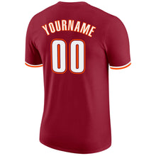 Charger l'image dans la galerie, Custom Crimson White-Orange Performance T-Shirt