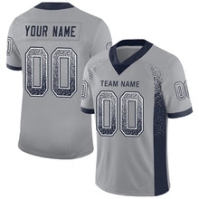 Laden Sie das Bild in den Galerie-Viewer, Custom Light Gray Navy-White Drift Fashion Football Jersey