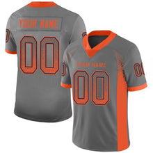 Загрузить изображение в средство просмотра галереи, Custom Gray Orange-Navy Drift Fashion Football Jersey