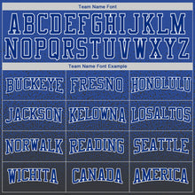 Загрузить изображение в средство просмотра галереи, Custom Stitched Black Royal-White Fade Fashion Sports Pullover Sweatshirt Hoodie