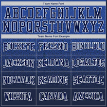 Laden Sie das Bild in den Galerie-Viewer, Custom Stitched Royal Navy-White Fade Fashion Sports Pullover Sweatshirt Hoodie