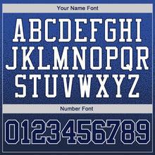 Laden Sie das Bild in den Galerie-Viewer, Custom Stitched Royal Navy-White Fade Fashion Sports Pullover Sweatshirt Hoodie