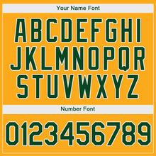 Загрузить изображение в средство просмотра галереи, Custom Gold Green-White Authentic Baseball Jersey