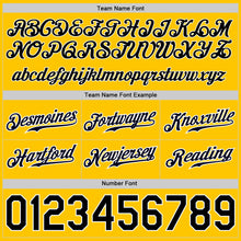 Load image into Gallery viewer, Custom Gold Black-White Authentic Throwback Basketball Shorts