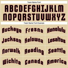 Загрузить изображение в средство просмотра галереи, Custom Sand Crimson-Black Authentic Baseball Jersey