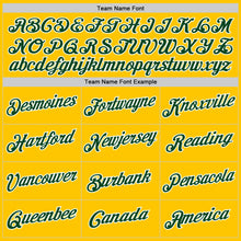 Load image into Gallery viewer, Custom Stitched Gold Green-White Sports Pullover Sweatshirt Hoodie