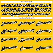 Load image into Gallery viewer, Custom Gold Black Pinstripe Black-White Authentic Basketball Jersey