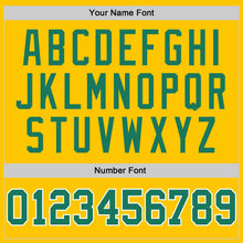 Загрузить изображение в средство просмотра галереи, Custom Gold Kelly Green-White Performance T-Shirt