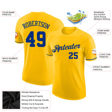 Load image into Gallery viewer, Custom Gold Royal Performance T-Shirt