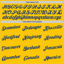 Load image into Gallery viewer, Custom Gold Royal Performance T-Shirt