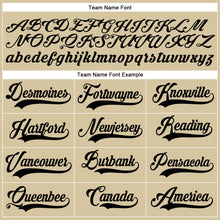 Загрузить изображение в средство просмотра галереи, Custom Sand Black-Crimson Authentic Baseball Jersey