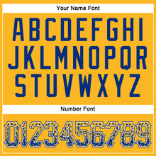 Загрузить изображение в средство просмотра галереи, Custom Gold Royal-White Authentic Drift Fashion Baseball Jersey