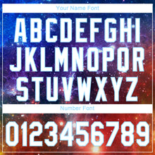 Загрузить изображение в средство просмотра галереи, Custom Stitched Galactic White-Light Blue 3D Sports Pullover Sweatshirt Hoodie