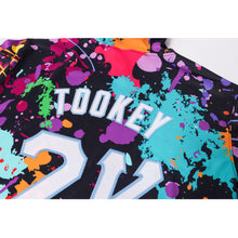 Загрузить изображение в средство просмотра галереи, Custom Stitched Splashes Graffiti Pattern White-Light Blue 3D Sports Pullover Sweatshirt Hoodie