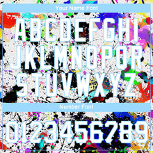 Загрузить изображение в средство просмотра галереи, Custom Stitched Splashes Graffiti Pattern White-Light Blue 3D Sports Pullover Sweatshirt Hoodie