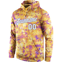 Загрузить изображение в средство просмотра галереи, Custom Stitched Splashes Graffiti Pattern White-Royal 3D Sports Pullover Sweatshirt Hoodie