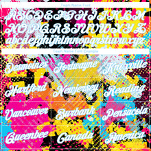 Charger l'image dans la galerie, Custom Stitched Graffiti Bright Psychedelic Pattern White-Light Blue 3D Sports Pullover Sweatshirt Hoodie