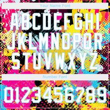 Charger l'image dans la galerie, Custom Stitched Graffiti Bright Psychedelic Pattern White-Light Blue 3D Sports Pullover Sweatshirt Hoodie