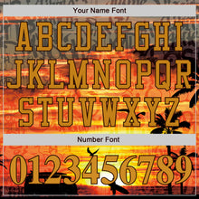 Загрузить изображение в средство просмотра галереи, Custom Graffiti Pattern Gold-Brown 3D Beach Authentic Baseball Jersey