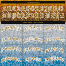 Charger l'image dans la galerie, Custom Graffiti Pattern Gold-White 3D Chicano Authentic Baseball Jersey