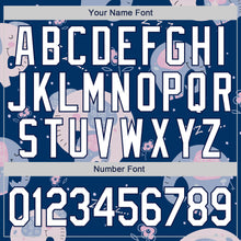 Laden Sie das Bild in den Galerie-Viewer, Custom Stitched Graffiti Pattern White-Navy 3D Elephant Sports Pullover Sweatshirt Hoodie