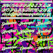 Laden Sie das Bild in den Galerie-Viewer, Custom Stitched Graffiti Pattern Neon Green-White 3D Sports Pullover Sweatshirt Hoodie