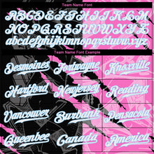 Charger l'image dans la galerie, Custom Graffiti Pattern White-Light Blue 3D Authentic Baseball Jersey