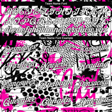 Загрузить изображение в средство просмотра галереи, Custom Graffiti Pattern White-Black 3D Authentic Baseball Jersey